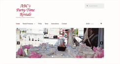 Desktop Screenshot of abcpartytime.com